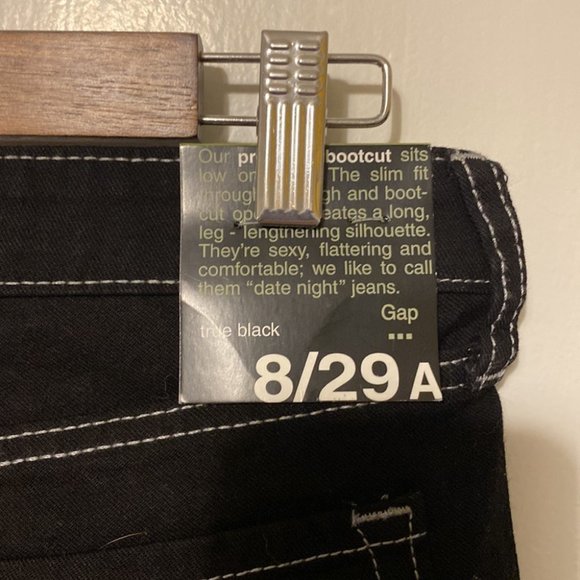 Gap Premium Bootcut Black Jeans - Picture 9 of 11